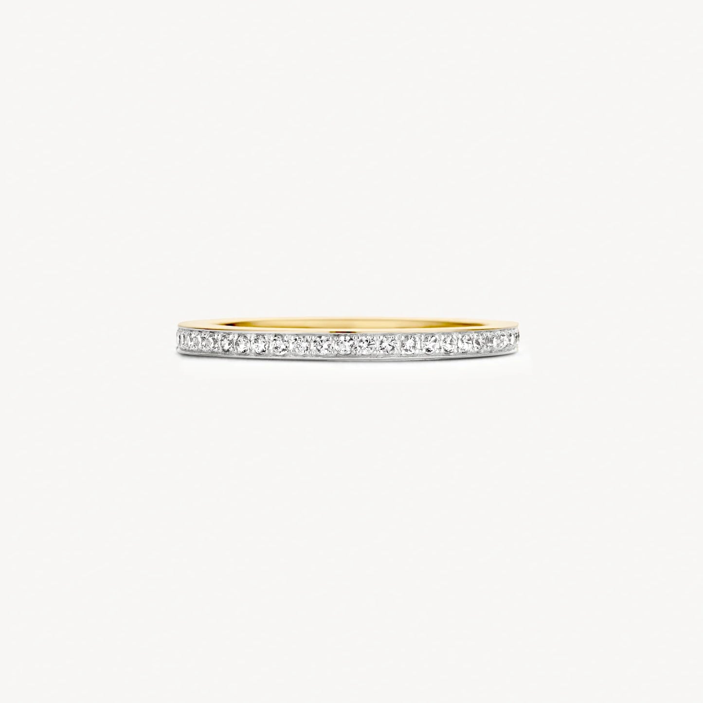 Blush Memoire ring met zirkonia
