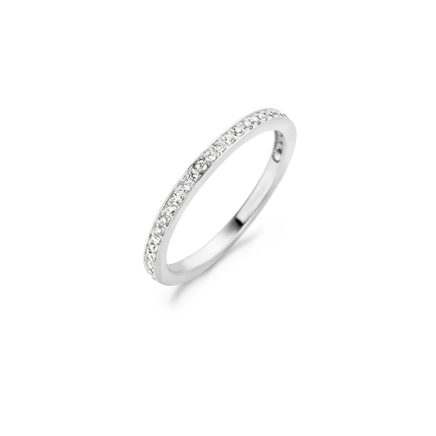 Blush ring met zirkonia