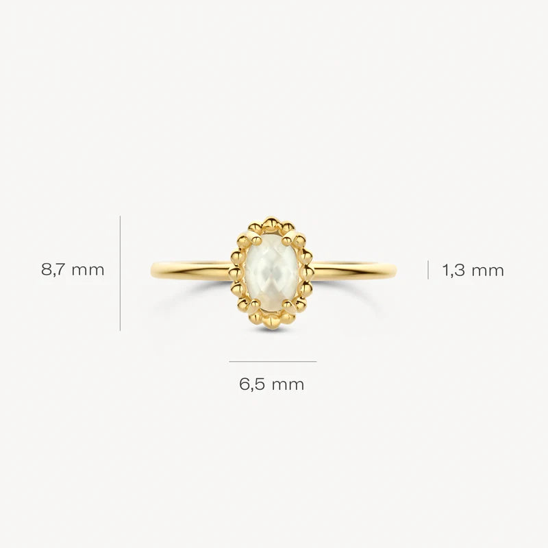 Blush ring Parelmoer