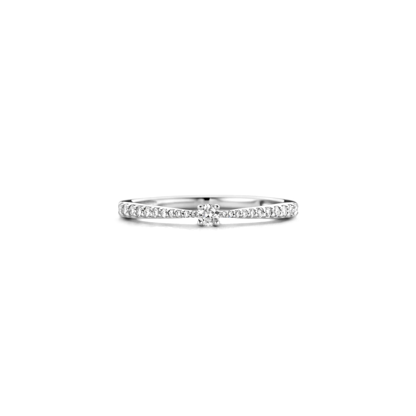 Diamonds by Blush ring witgoud