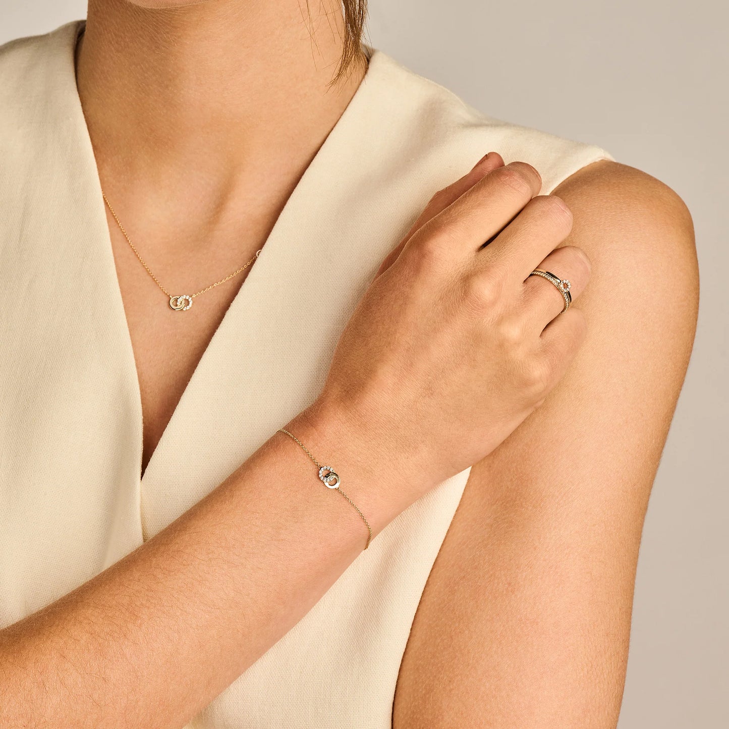 Blush armand met zirkonia