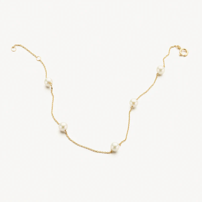 Blush armband met parel