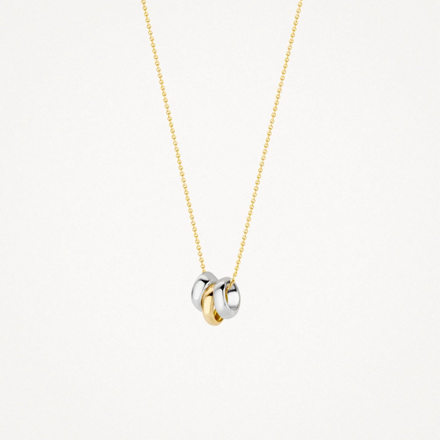 Blush geelgoud collier