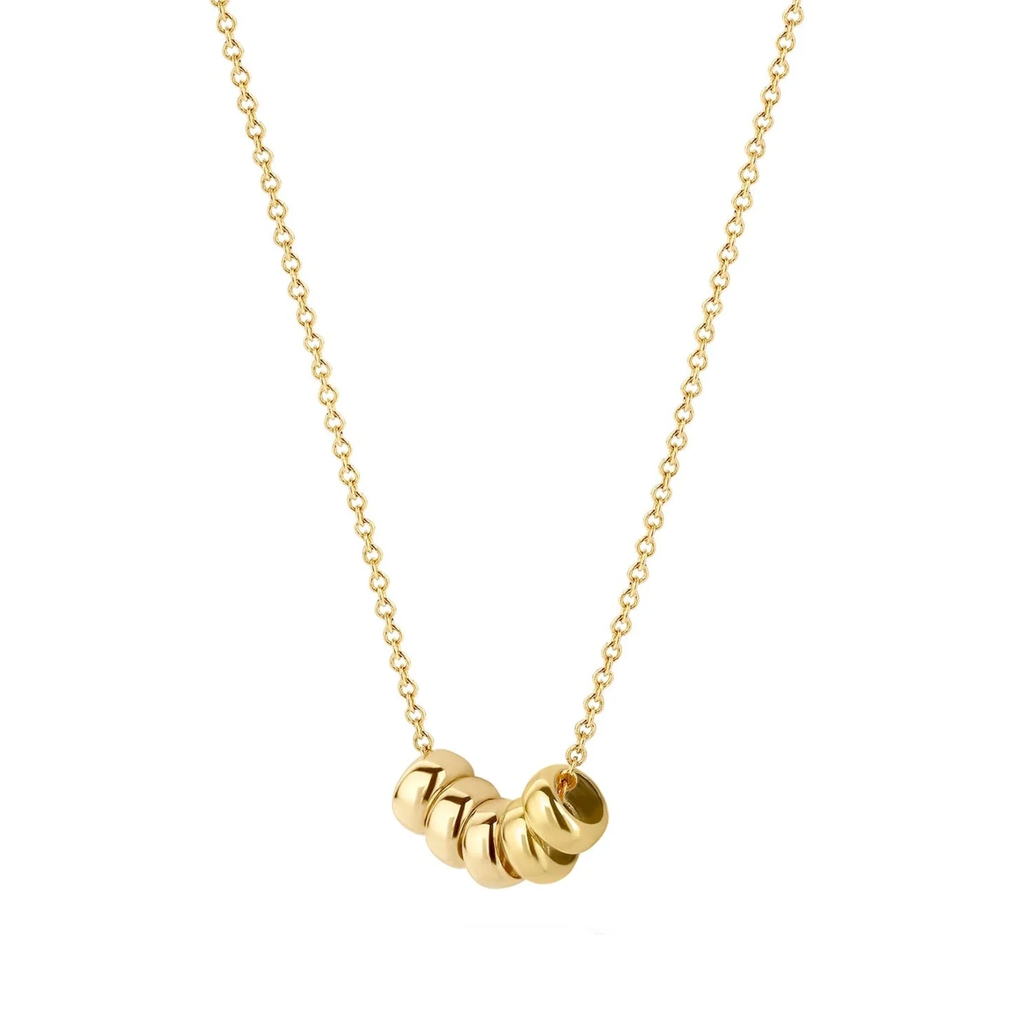 Blush geelgoud collier
