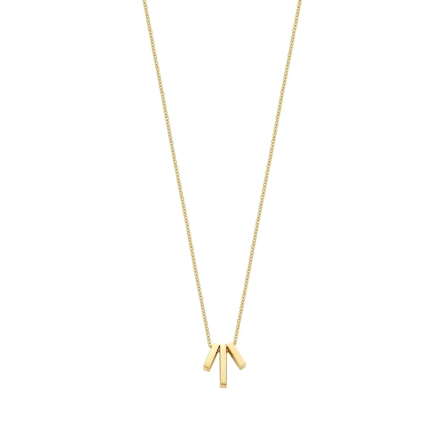 Blush geelgoud collier
