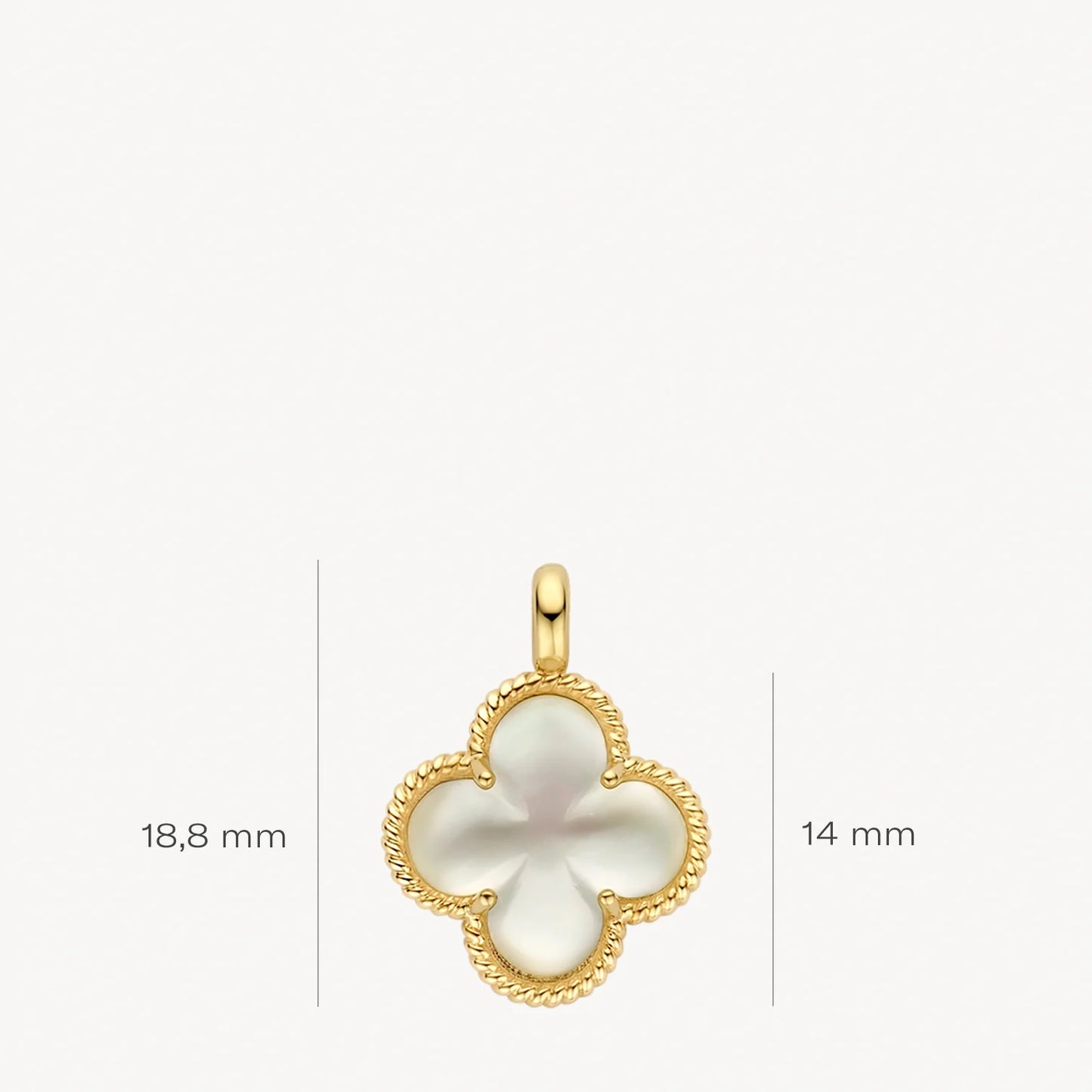 Blush hanger parelmoer