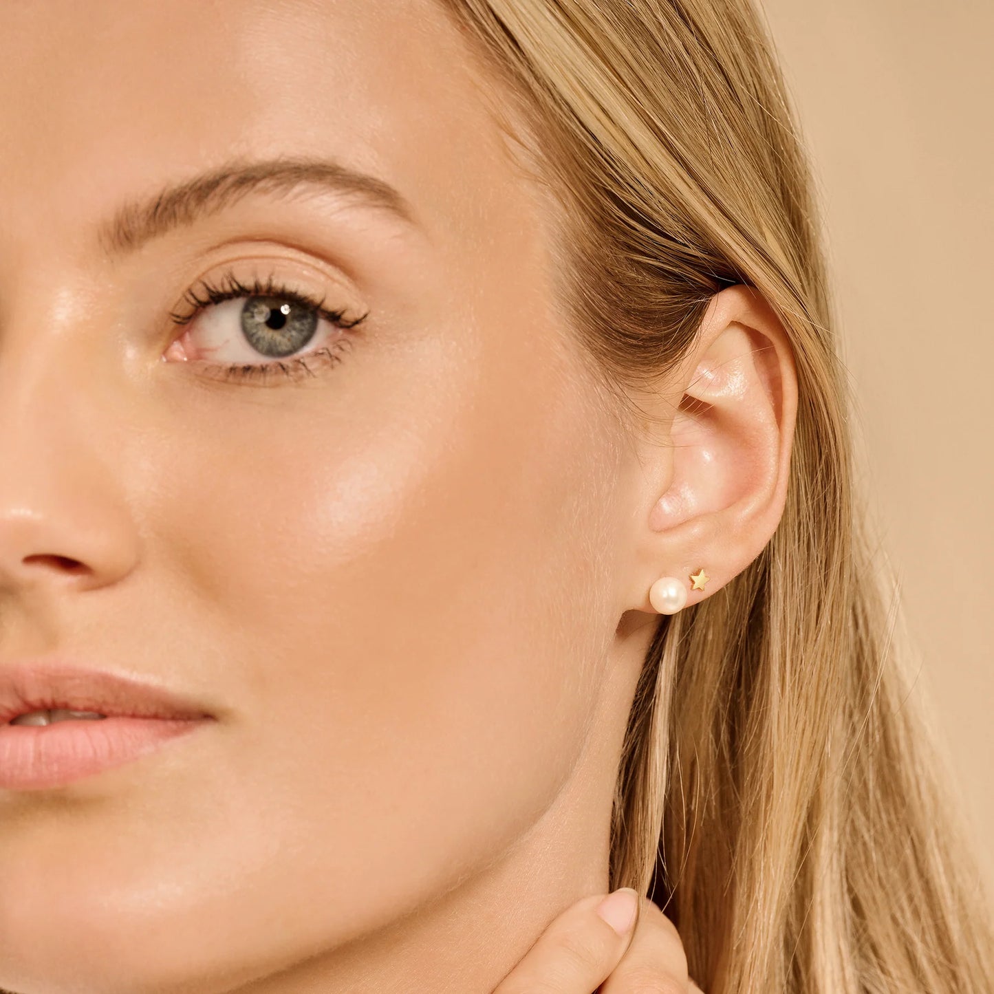 Blush Parel oorknoppen