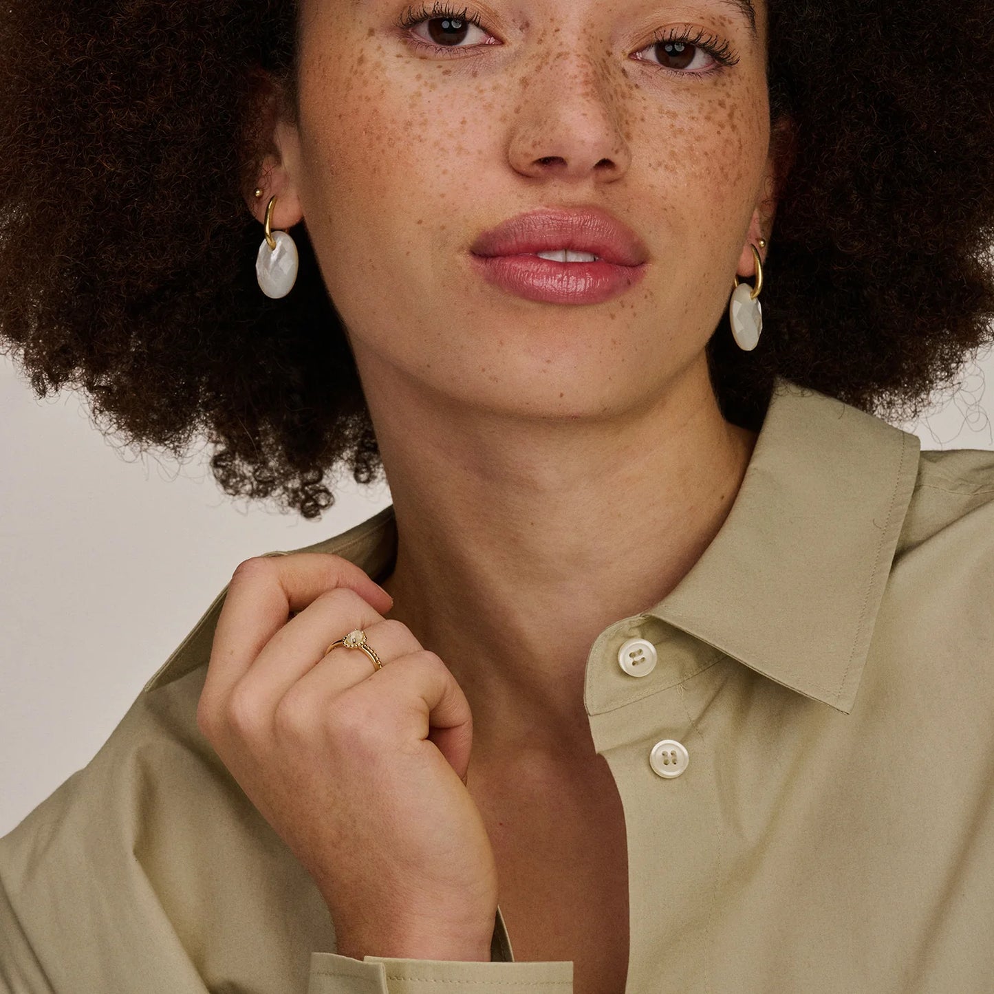 Blush ring Parelmoer