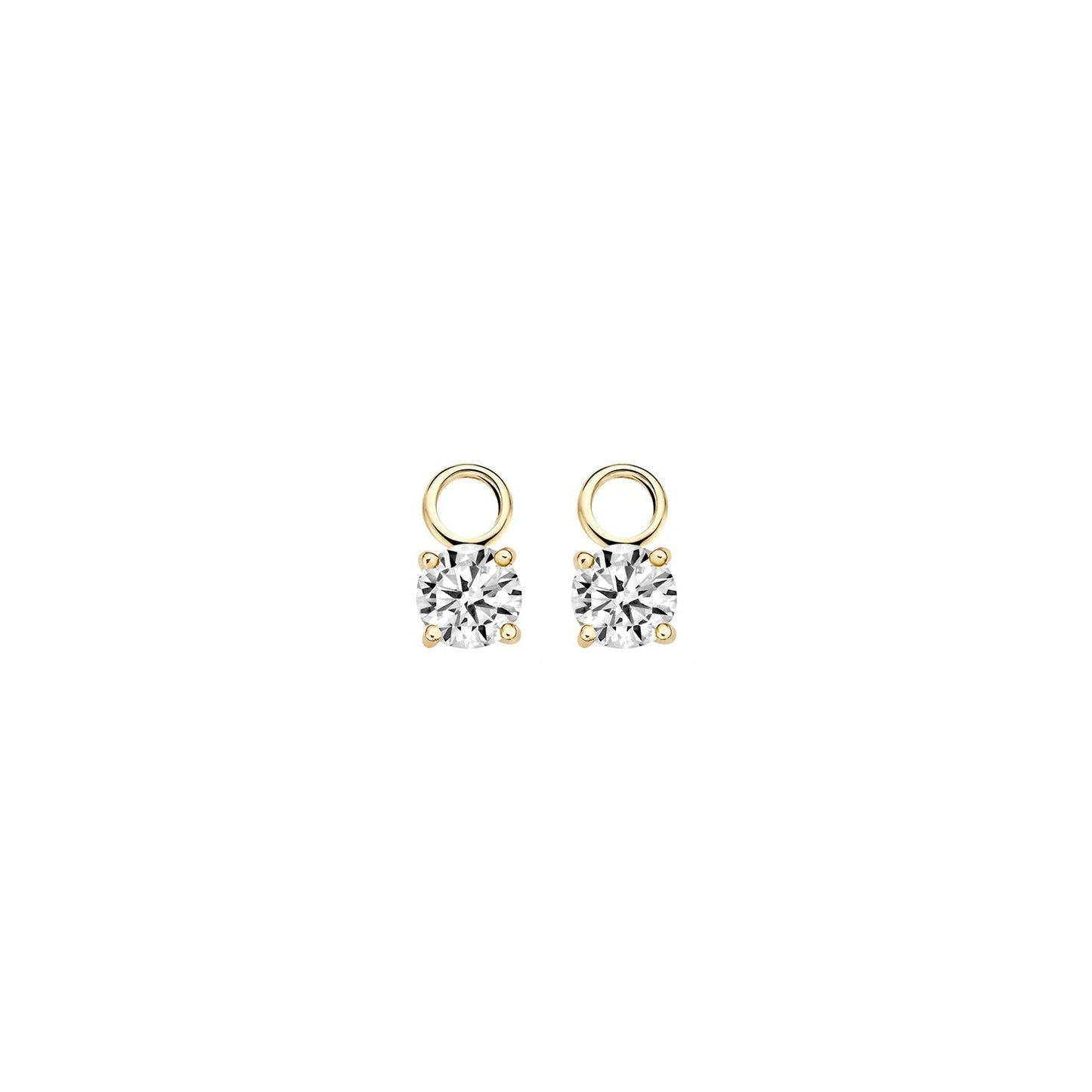 Blush aanhangers zirkonia