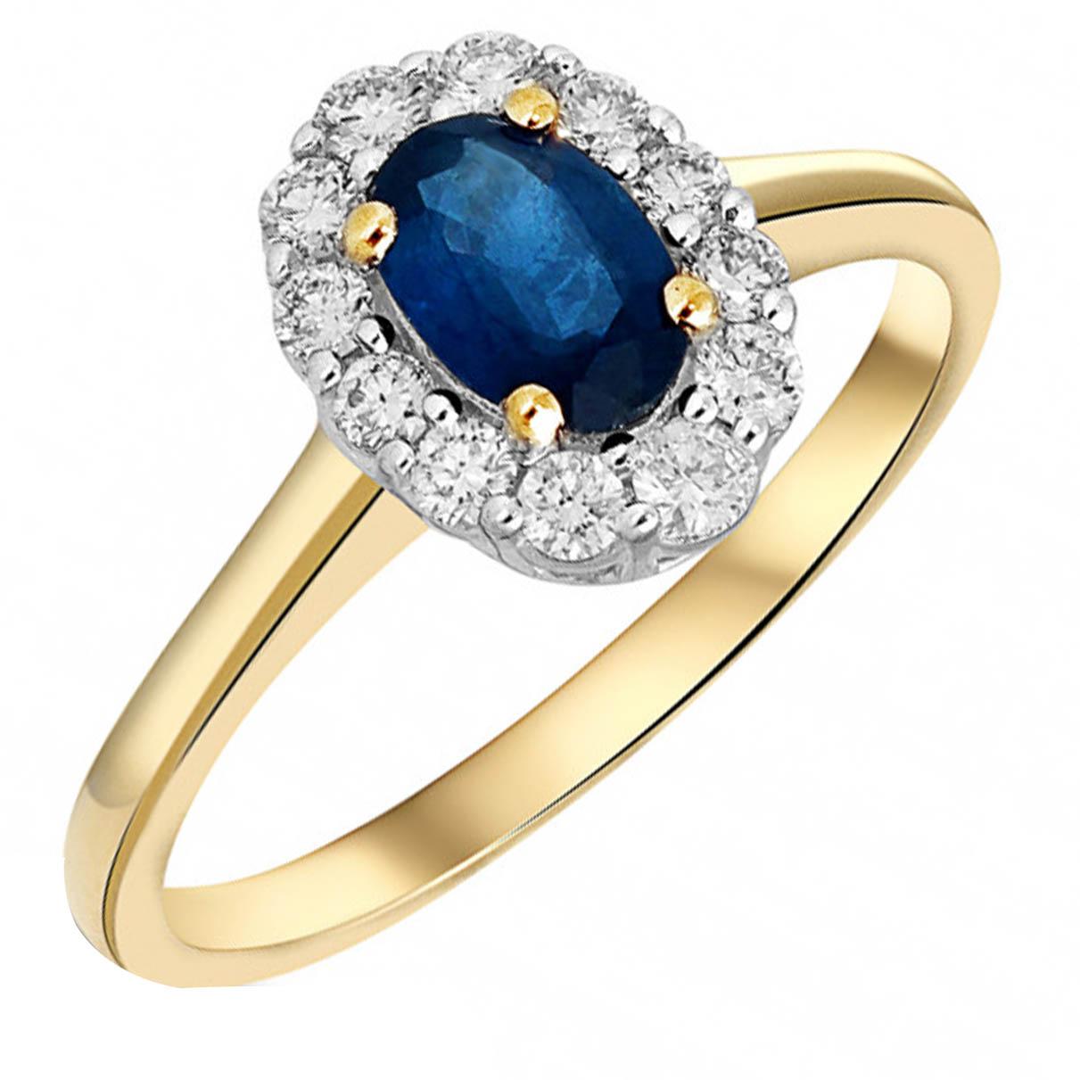 Diamonds by Juwelier van Hooff blauwe saffier