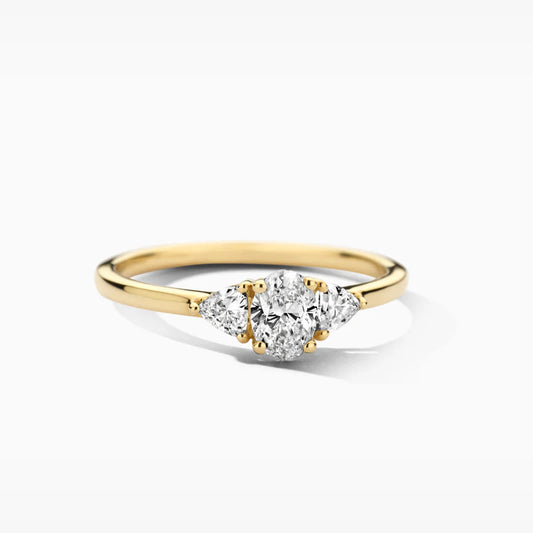 Blush lab diamond ring