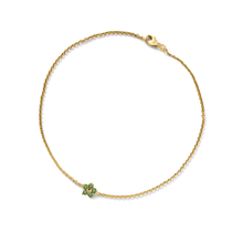 Afbeelding in Gallery-weergave laden, Miss spring armband in full bloom Leaf green saffier
