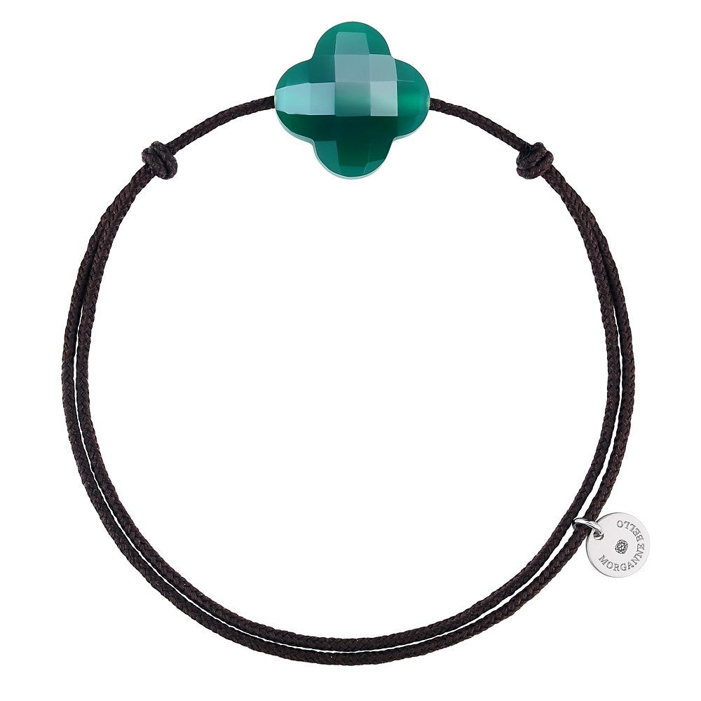 Morganne Bello armband groene agaat