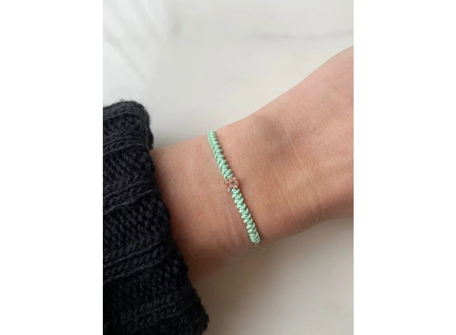 Just Franky Treasure Letter Bracelet with Diamond