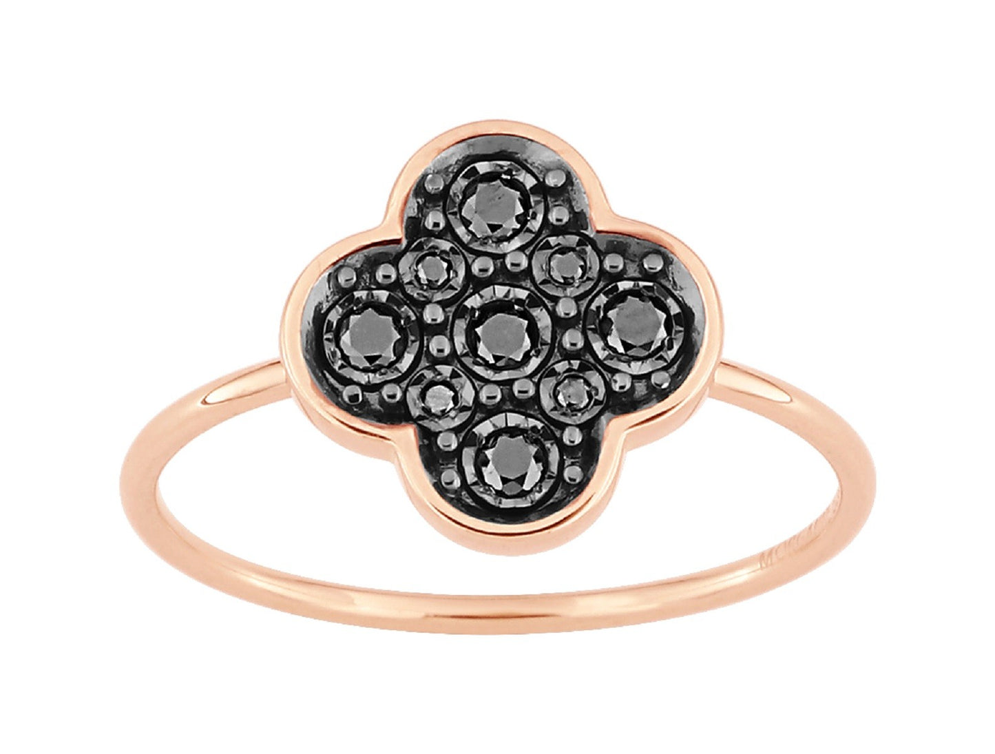 Morganne Bello ring zwarte diamant