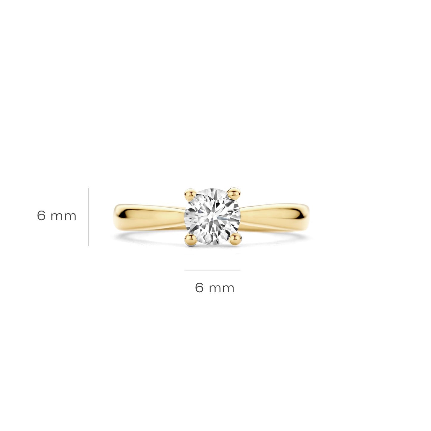 Blush Lab Diamonds solitair ring