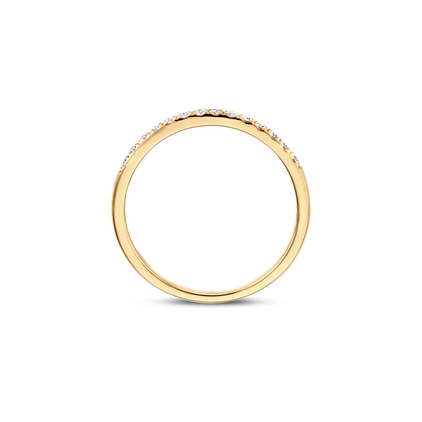 Blush Lab Diamonds geelgouden ring