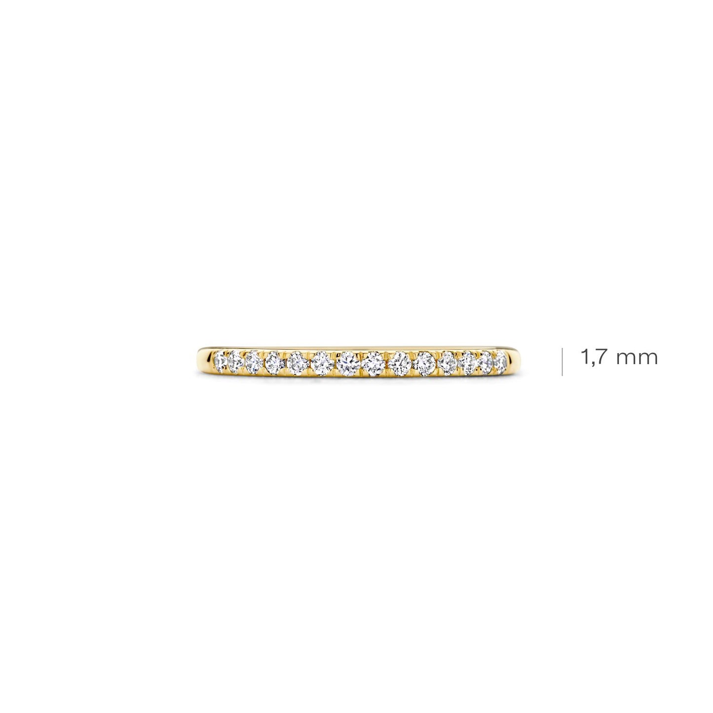 Blush Lab Diamonds geelgouden ring
