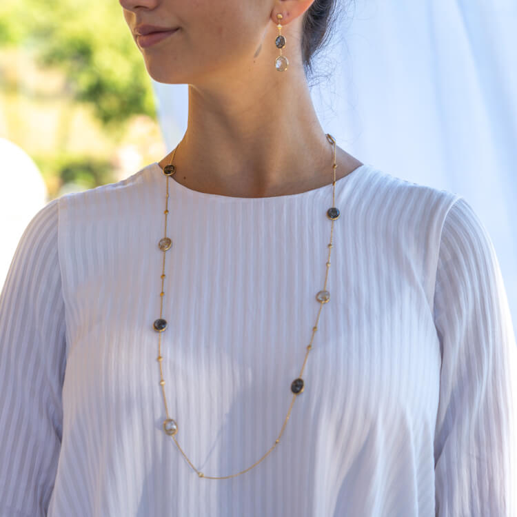 Elaine Firenze collier rutielquartz