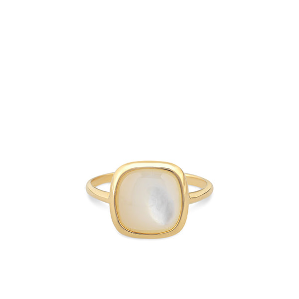 Italo Bottene ring met parelmoer