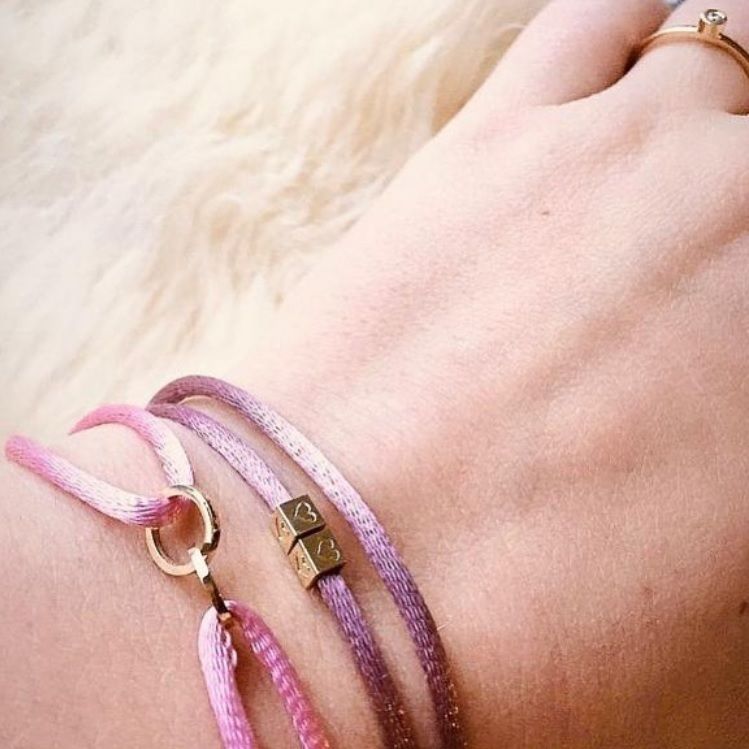 Just Franky Iconic Double Open Circle armband