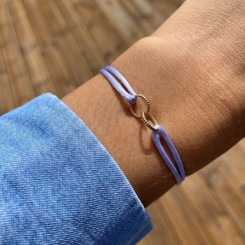 Vintage Double Open Circle armband