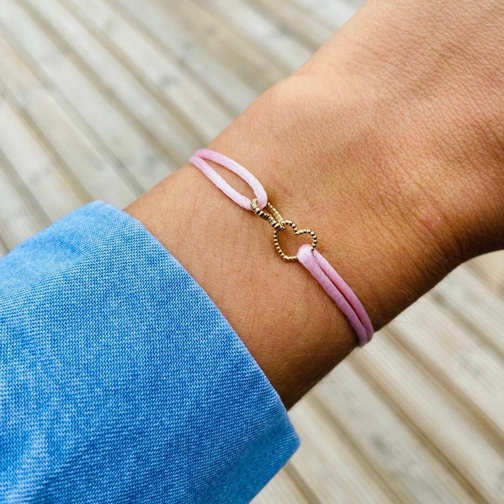 Vintage Double Open Hearts armband
