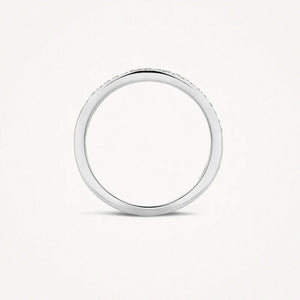 Blush ring met zirkonia