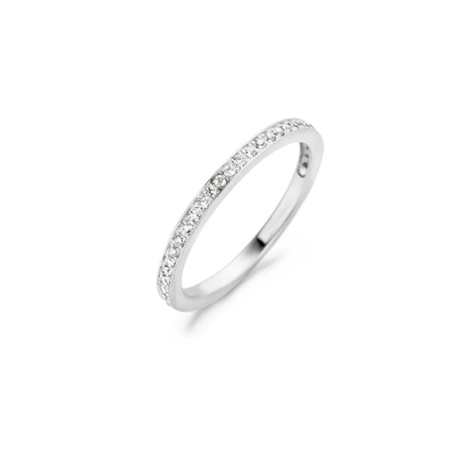 Blush ring met zirkonia