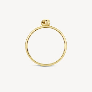 Blush ring met knoop