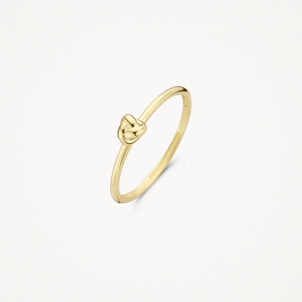 Blush ring met knoop