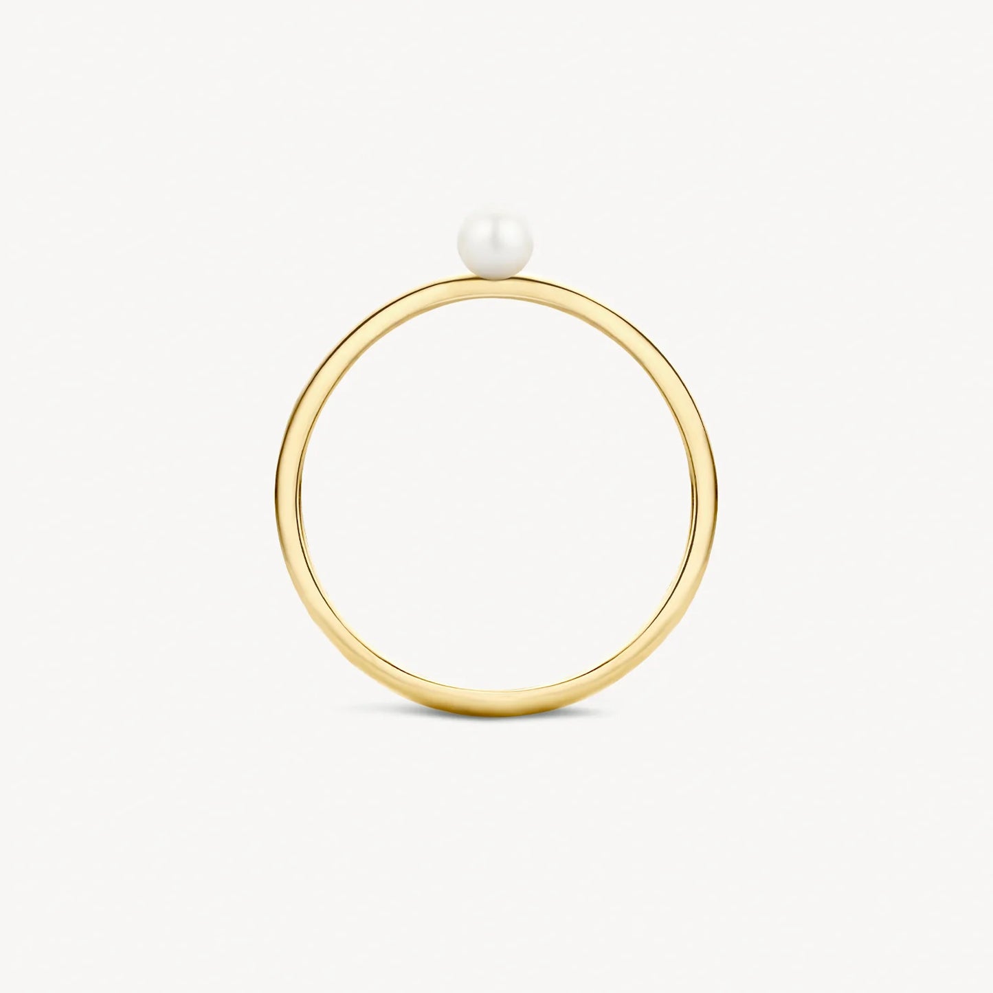 Blush ring met parel