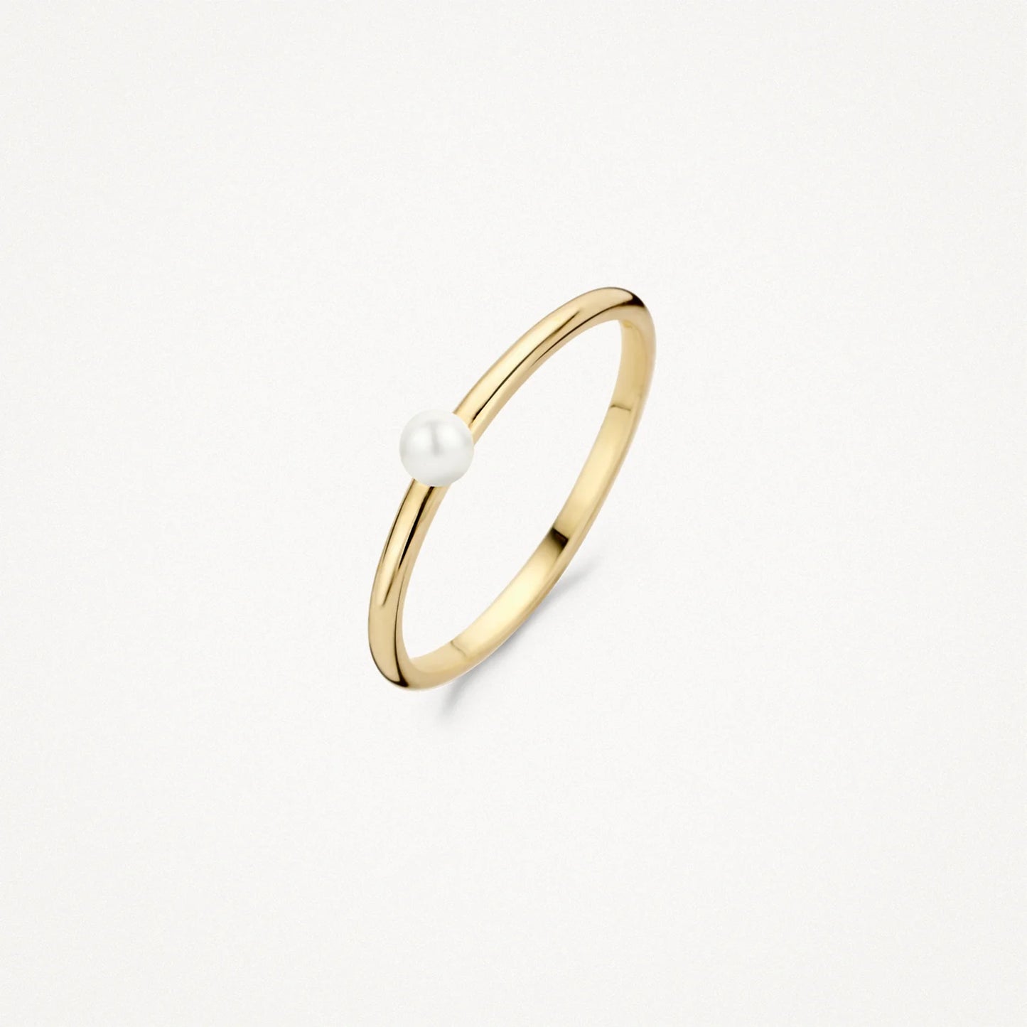 Blush ring met parel