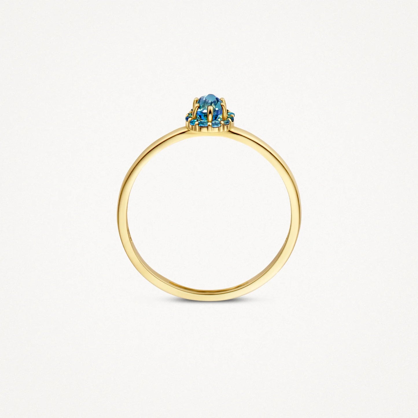 Blush ring met London topaas