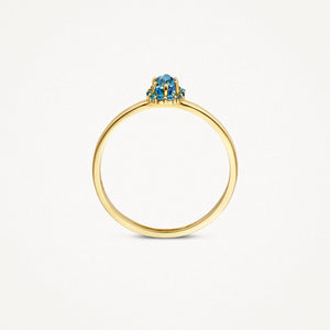 Blush ring met London topaas