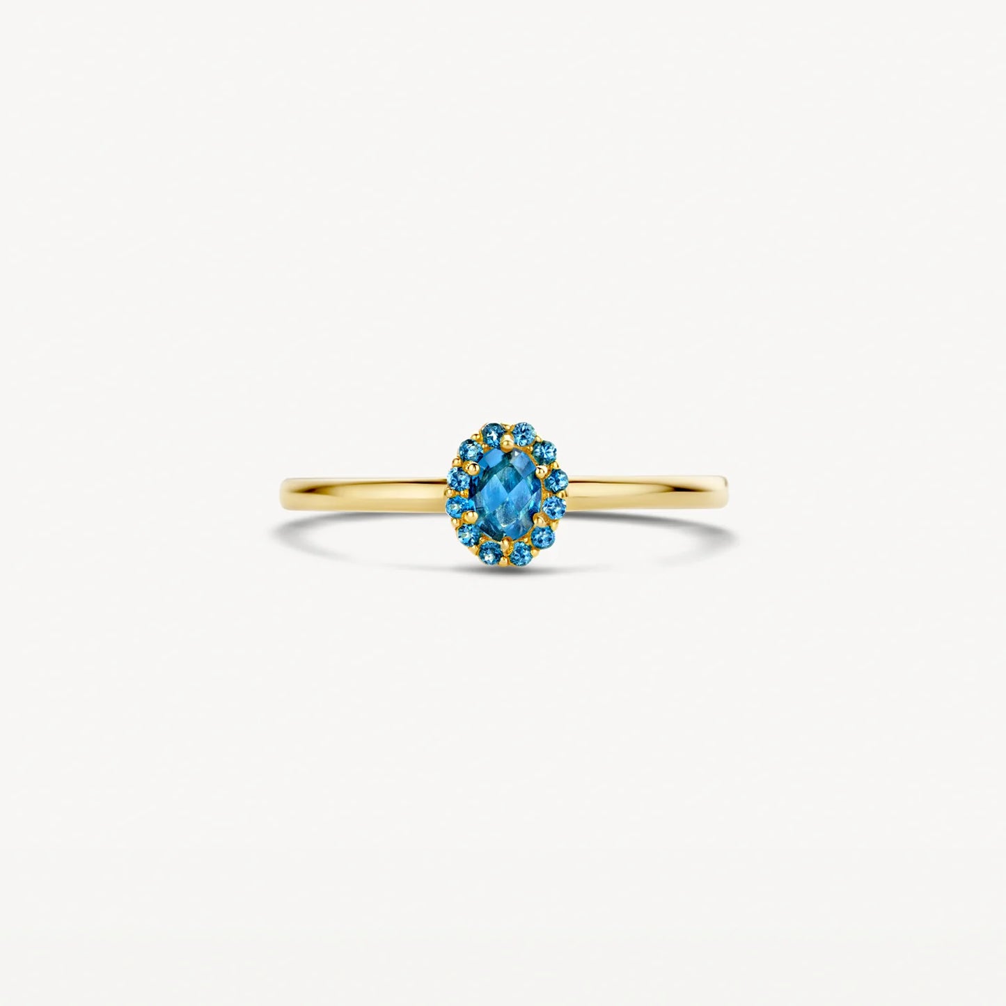 Blush ring met London topaas