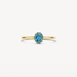 Blush ring met London topaas