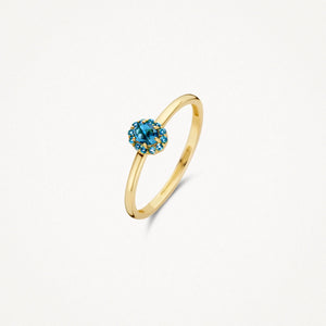 Blush ring met London topaas