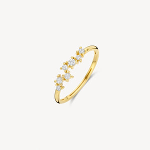 Blush ring met zirkonia