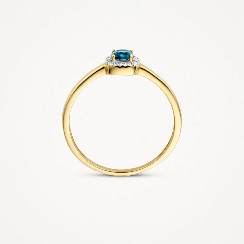 Blush ring met London Topaas