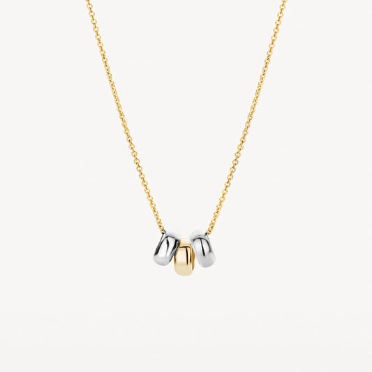 Blush geelgoud collier
