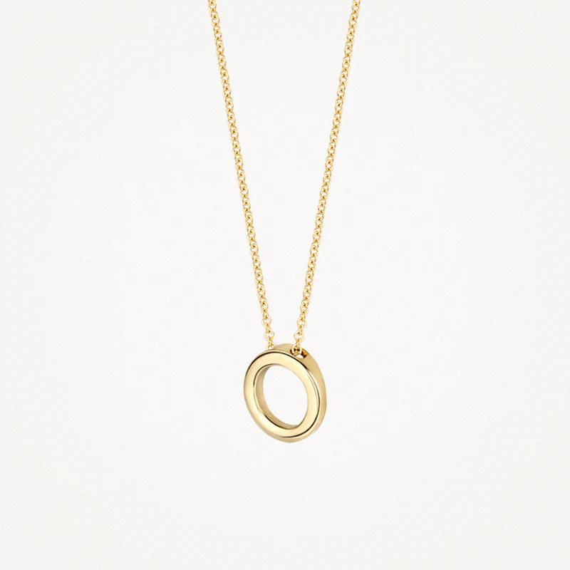 Blush geelgoud collier