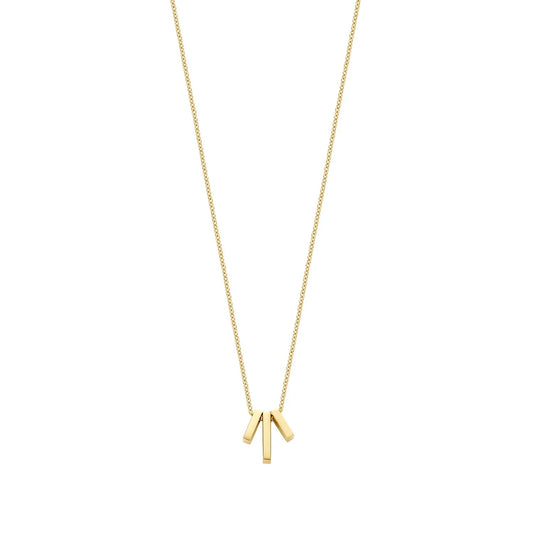 Blush geelgoud collier