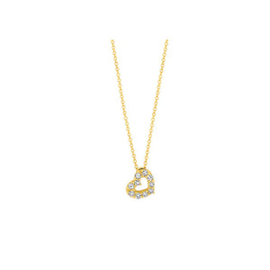 Blush Lab Diamonds hartjes collier