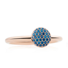 Afbeelding in Gallery-weergave laden, Bron Stardust ring met blauwe diamant
