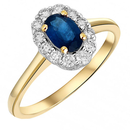 Diamonds by Juwelier van Hooff blauwe saffier