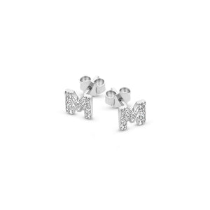 Just Franky Treasure Letter Diamond Earring