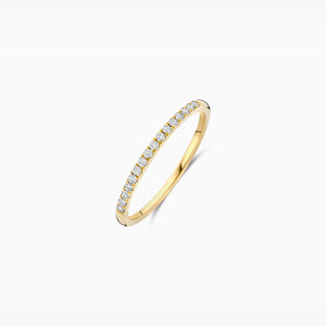 Blush lab diamond memoire ring