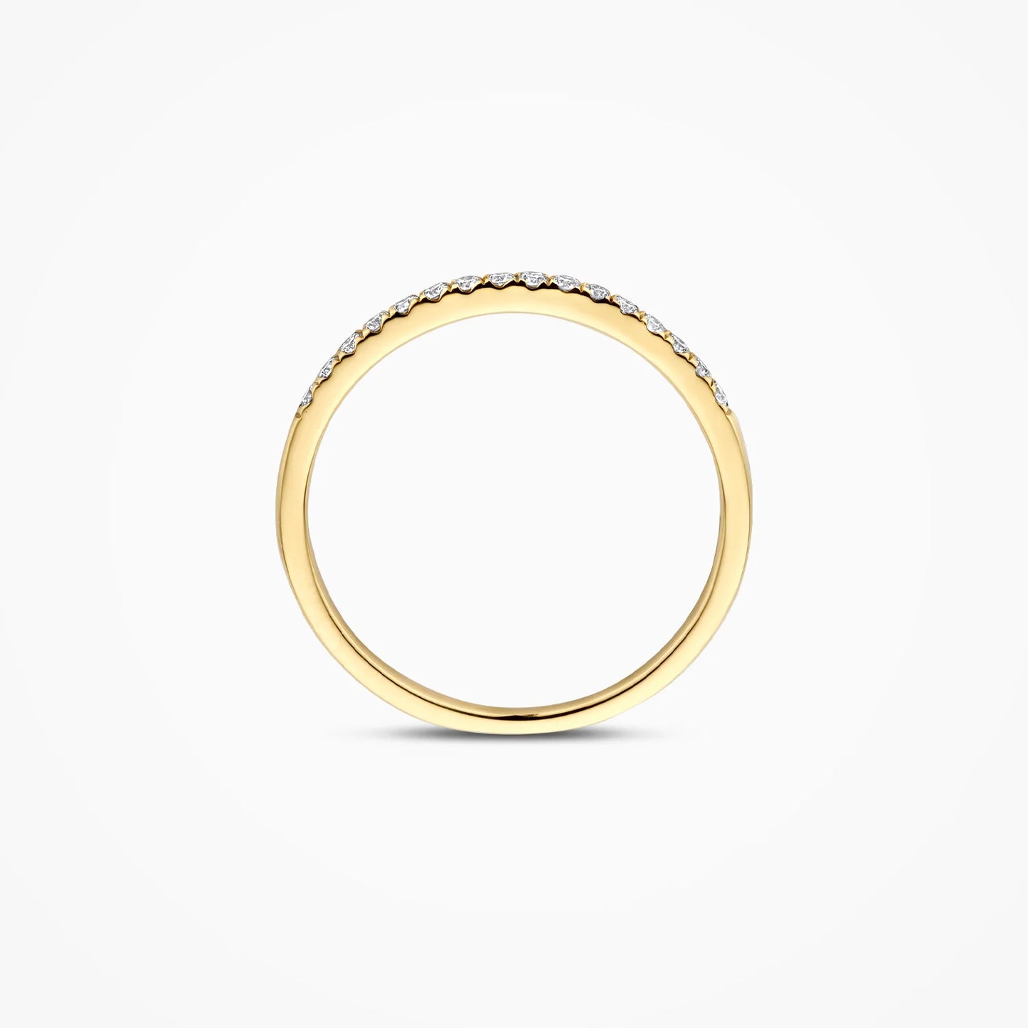 Blush lab diamond memoire ring