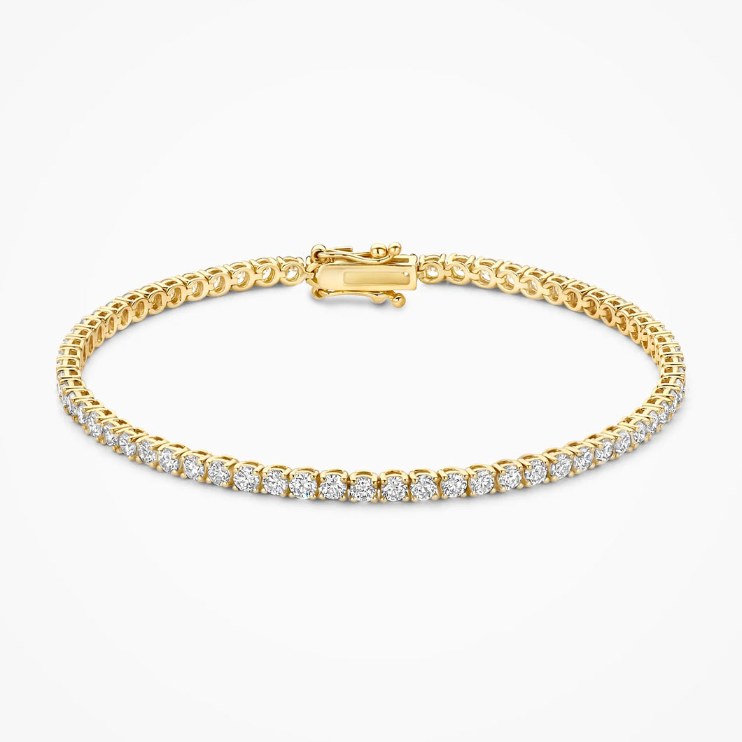 Blush lab diamonds tennis bracelet